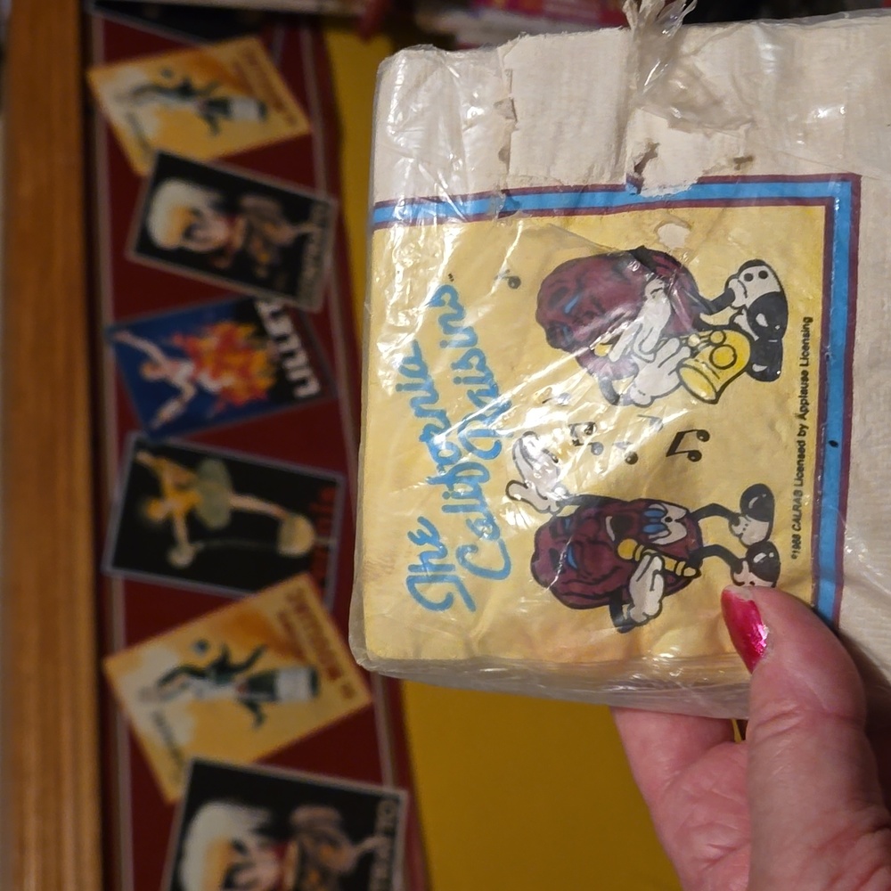 Vintage 80s California Raisins PAPER NAPKINS